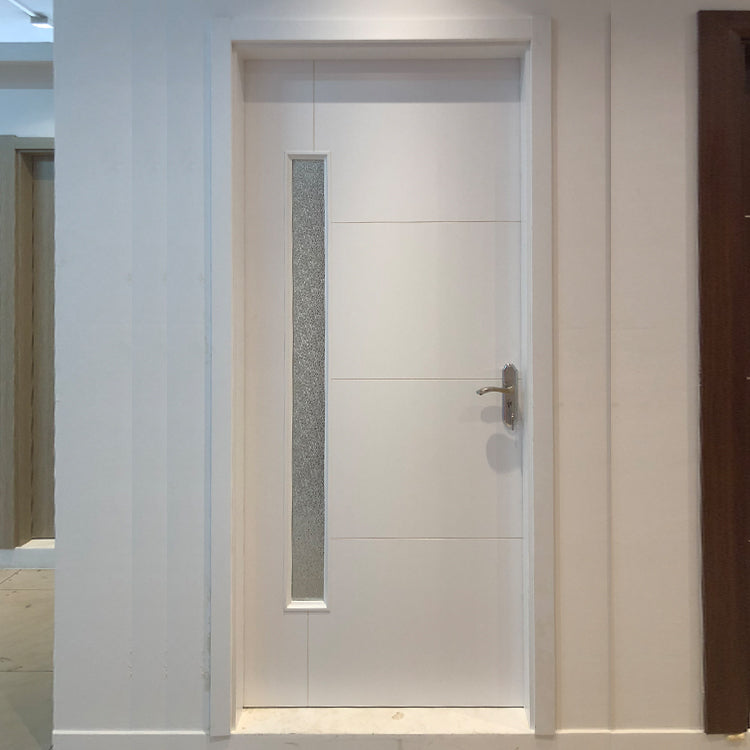 Prettywood Flush Design Interior Waterproof Wood Plastic Bathroom Toilet WPC Doors
