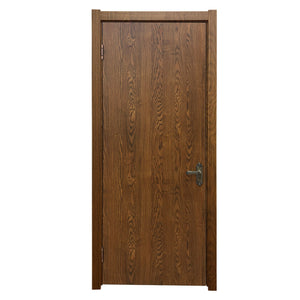 China Latest American Red Oak Veneer Wooden Modern Interior Room Door Design