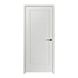 Prettywood Waterproof Apartment Interior Bathroom Wooden White PVC Flush Door Design