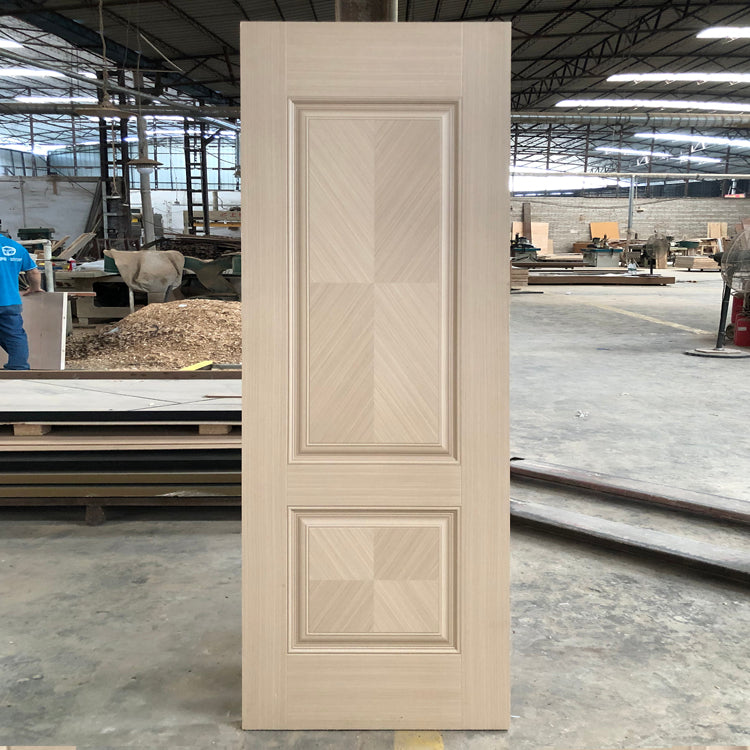 Prettywood Modern Internal Melamine Skin Solid Core Wooden Interior Room Doors With Frames