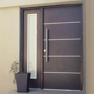 Prettywood Factory Price Prehung Waterproof Aluminum Exterior House Modern Pivot Door