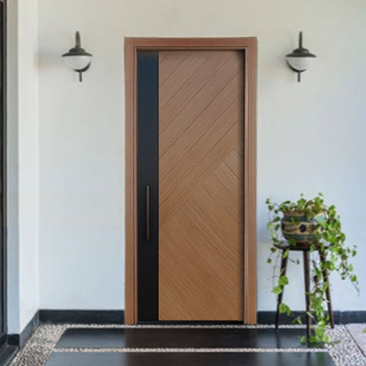 Prettywood Single Leaf Soundproof Interior Modern Wood Room Door Designs For Sale