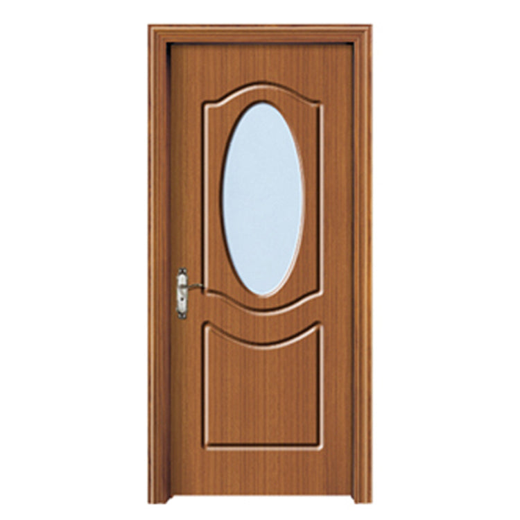 Foshan Manufacturer Turkey Style Glass Wooden Parquet Door