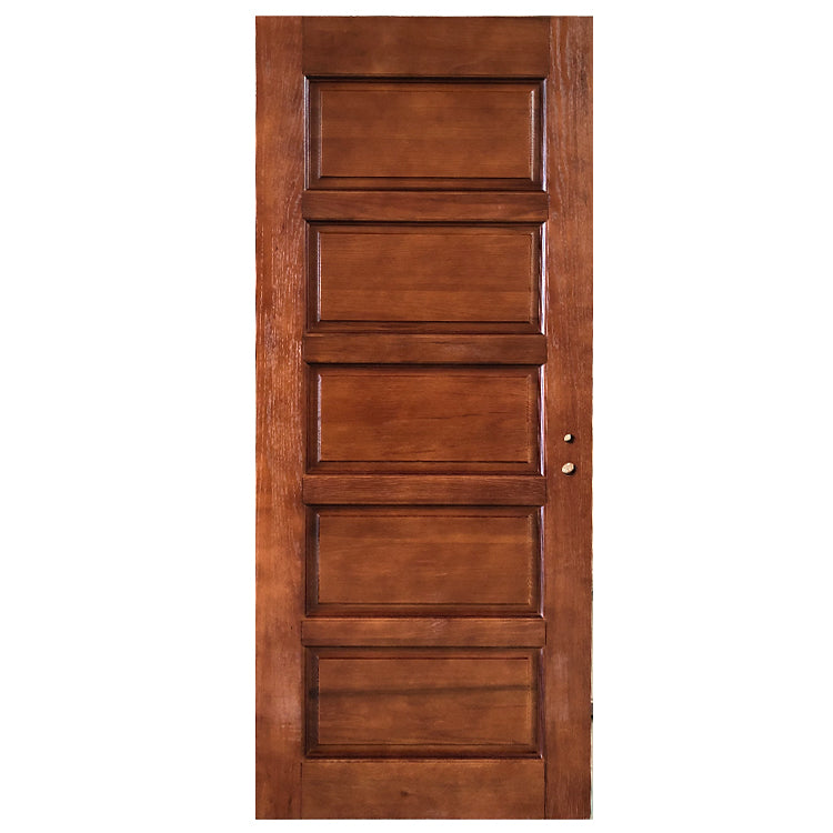 Latest Home Internal Design Catalogue Single Leaf Ash Solid Wooden Bedroom Door