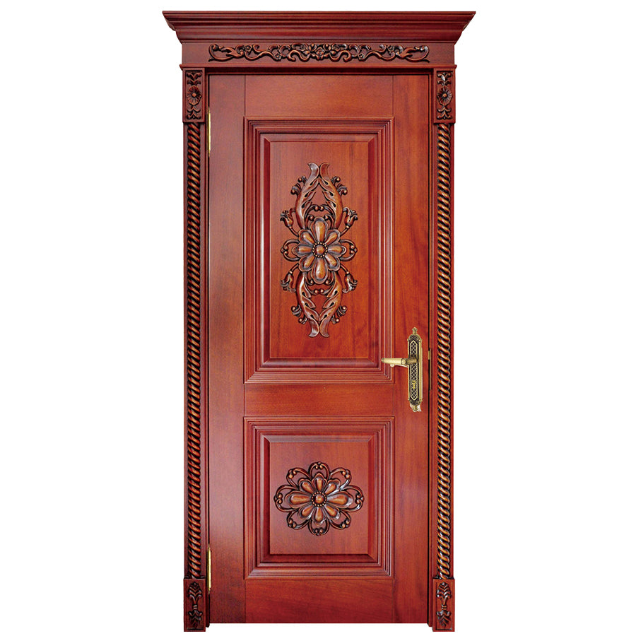 Foshan Prettywood New Design Italy Natural Wholesale Wooden Door Catalogues
