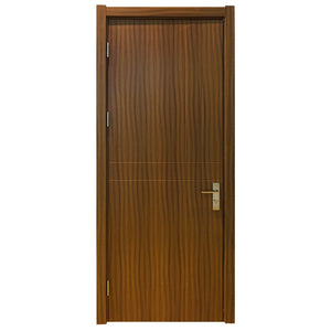 Prettywood National Certificated Factory Price 2 Hours Veneer Main Entry Wood Fireproof Door