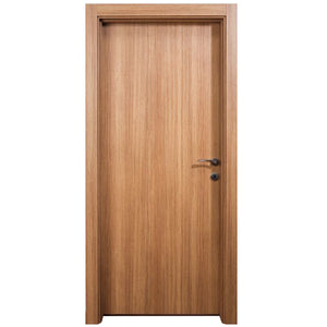 Customizable Modern Apartment Interior Design PVC Surface Wooden Single Panel Door