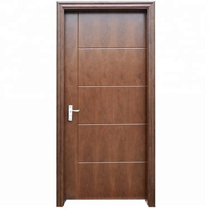 Luxury Carving Thai Oak Solid Wood Interior Single Door Designs