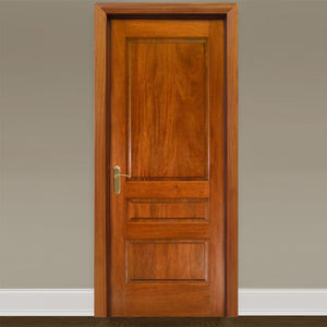 Cheap Price 5 Panels Interior Soundproof Colonial Rosewood Waterproof Wood Door