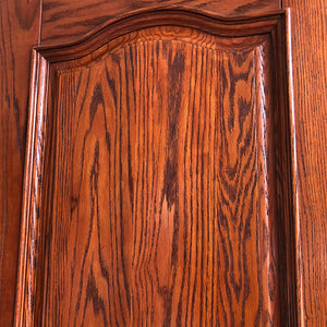 Antique Style Solid Oak Design American Simple Exterior Main Entry Villa Wood Door