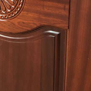 Foshan Manufacture Solid Sapele Latest Design Hand Carved Wooden Door For House
