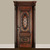 China Supplier Interior House Antique Design Hand Carved Solid Wooden Door