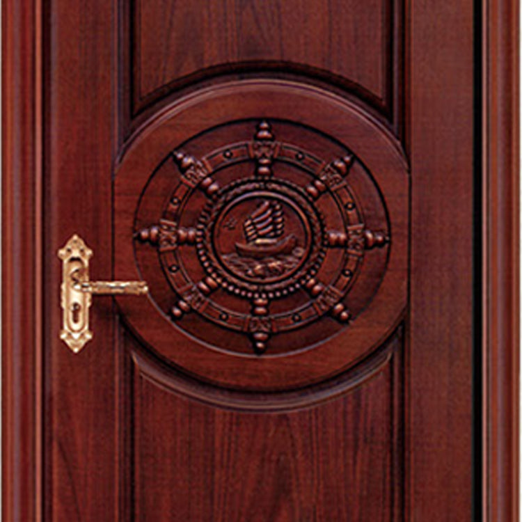 Mexican Elegant Design Hand Carved Solid Oak Wood Interior Bedroom Doors