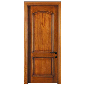 Prehung Custom Heavy Hard Solid Wood Soundproof Latest Design Interior Room Door