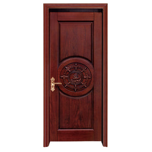 Prettywood New Designs Indian Main Entrance Wooden Single Door For Bedroom