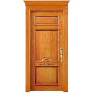 Luxury Double Leafs Exterior Israel Security Wood Main Door Models For Villas