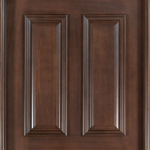 Prettywood American Modern House Main Front Solid Mahogany Wooden Door Designs