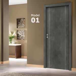 Prettywood Wholesale Latest Home Design Solid Core Interior Room Modern Veneer Door