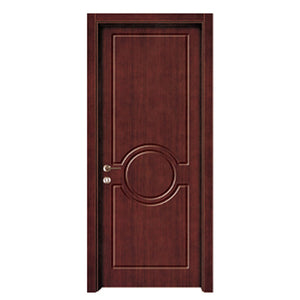 Cheap Price Indian Villa Entrance Mdf Carved Polish Single Wooden Door Design