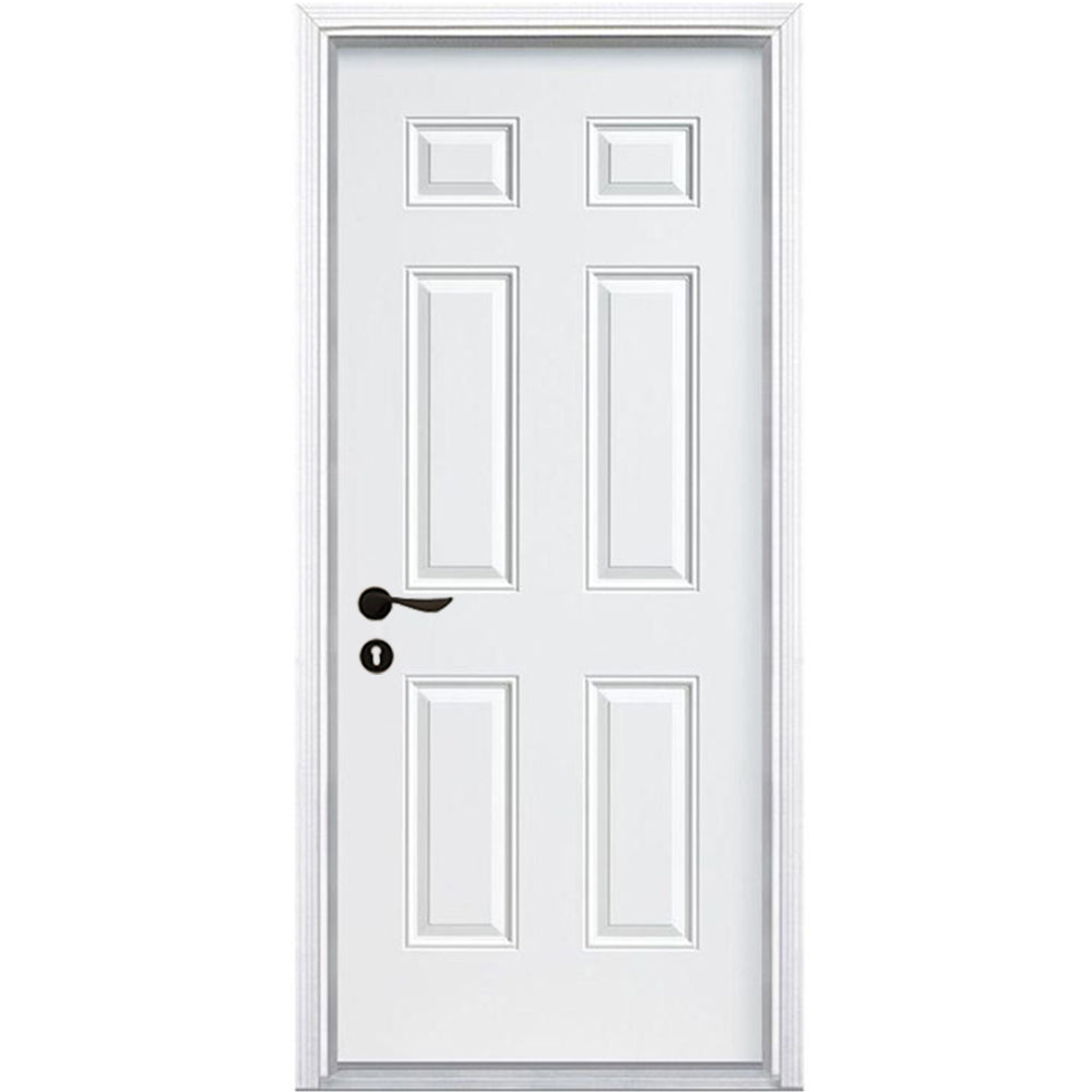 Apartments Interior Surface Finished White Solid Wood Panel Door Designs