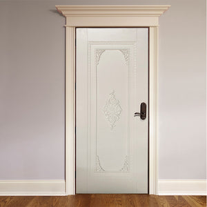 American Standard Size Prehung Interior Solid Oak Bedroom Fancy Wood Door Design