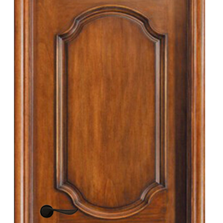 China Custom Interior Single Swing Latest Design Timber Wooden House Door Model