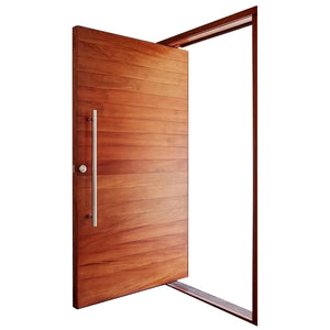 Prettywood Prehung Waterproof All Weather Stainless Steel Modern Exterior Front Pivot Doors