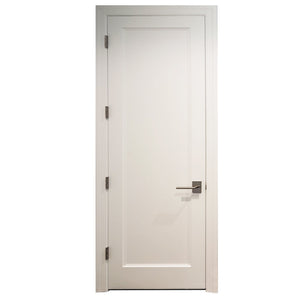 Residential Home White Solid Core Wooden Latest Design Interior Living Room Door