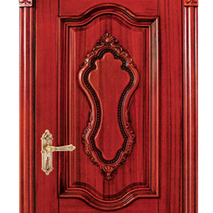 Saudi Arabic Carved Style Villa Front Main Entrance Solid Wooden Home Door Designs