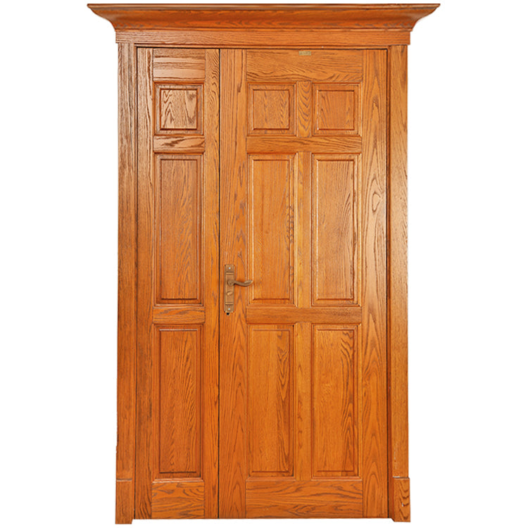 Cheap Price Excellent Material Indonesia Style Wooden Front Mother Son Door