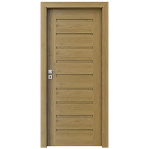 Prettywood Interior House Simple Soundproof Wooden Glass Inserts Door Designs