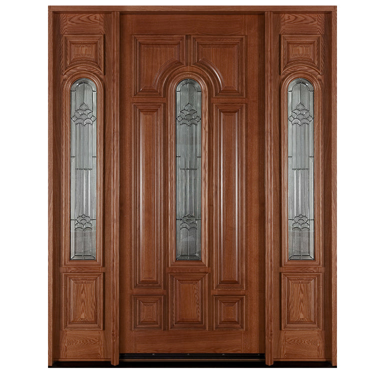 Prettywood Transitional Designs Mahogany American Style Wholesale Wood Entry Doors