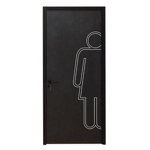 Prettywood Commercial Durable Waterproof Wood Plastic Composite Toilet WPC Doors