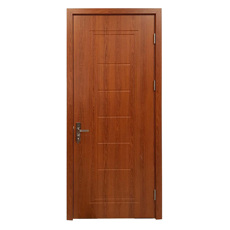 Prettywood Residential Style Carving Design WPC Panel Wooden Room Interior Doors