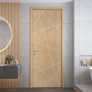 Prettywood Dubai Modern Design Apartment Waterproof Interior Bathroom WPC Door