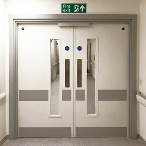 Prettywood Hospital Interior Room Exit Design Fire Rated Vision Panel Room Door With Certificates