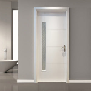 Prettywood Flush Design Interior Waterproof Wood Plastic Bathroom Toilet WPC Doors