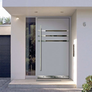 Prettywood Prehung Exterior Entrance Doors Residential Stainless Steel Modern Security Doors